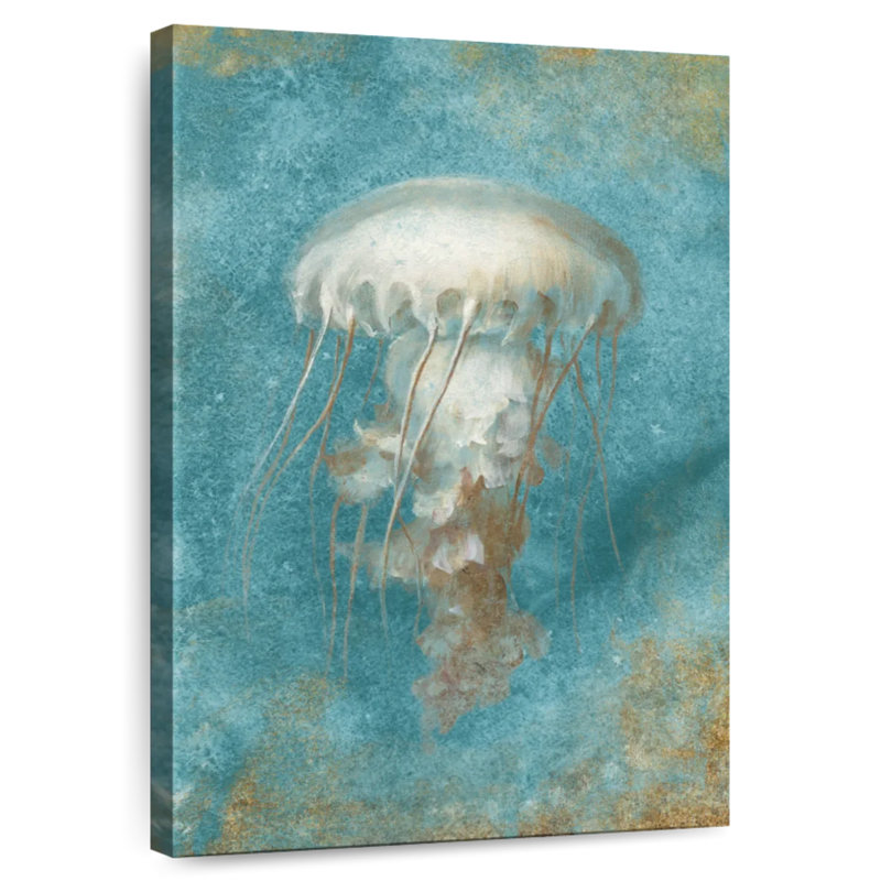 Brampt Treasures From The Sea III Aqua, 45" H x 30" W