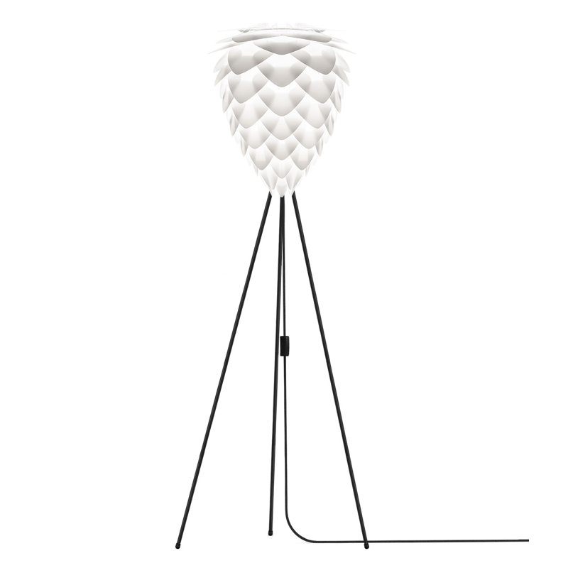  Lampe trépied 63 "63", Blanc, Noir