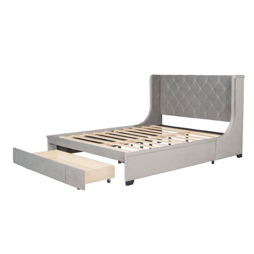 Mercer41 Darcy-Leigh Upholstered Storage Bed & Reviews | Wayfair