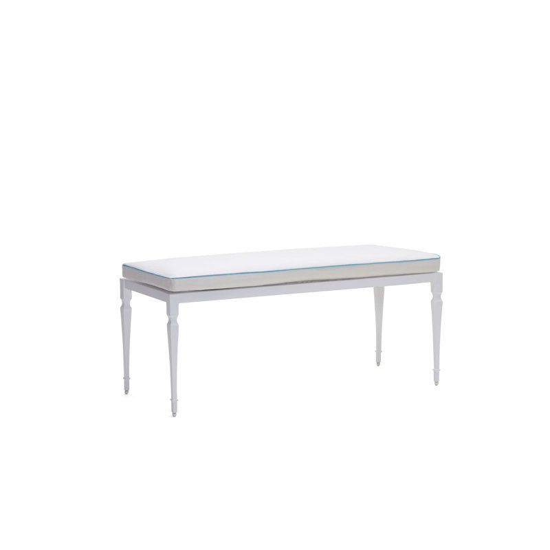 Banc avec coussin de siège optionnel, Graphite, Tissu de voile