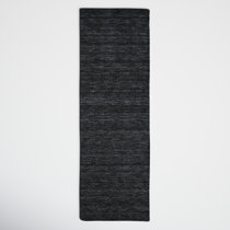 Elmsford Oriental Handmade Looped/Hooked Wool Black Area Rug Birch Lane Rug Size: Rectangle 3'6 x 5'6