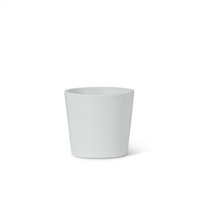 Pot à fleurs blanc classique