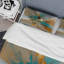 Ensemble de housse de couette en marbre doré et turquoise Fuild Ink I - Abstract Marble-1373353968
