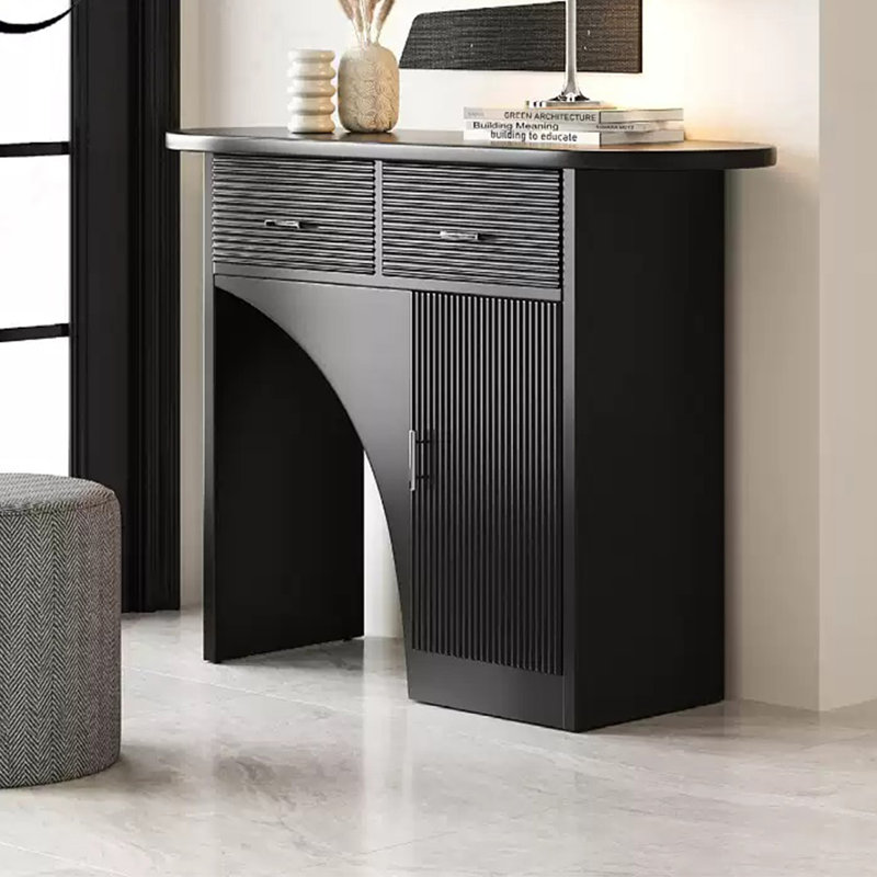 Console rétro de luxe avec tiroirs
