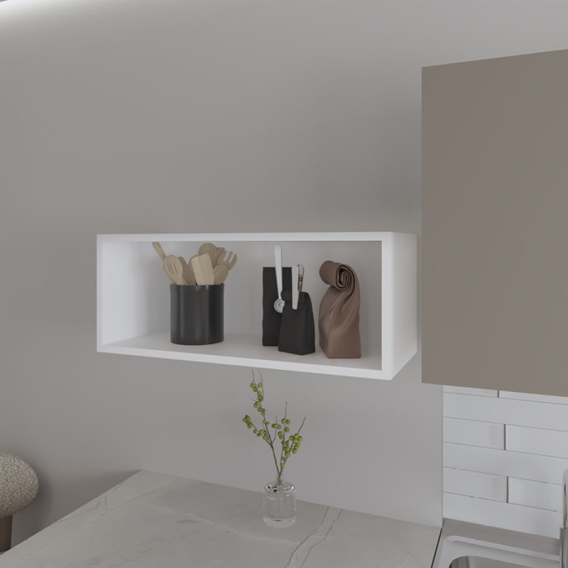 Armoire murale Axtell, cuisine, blanc