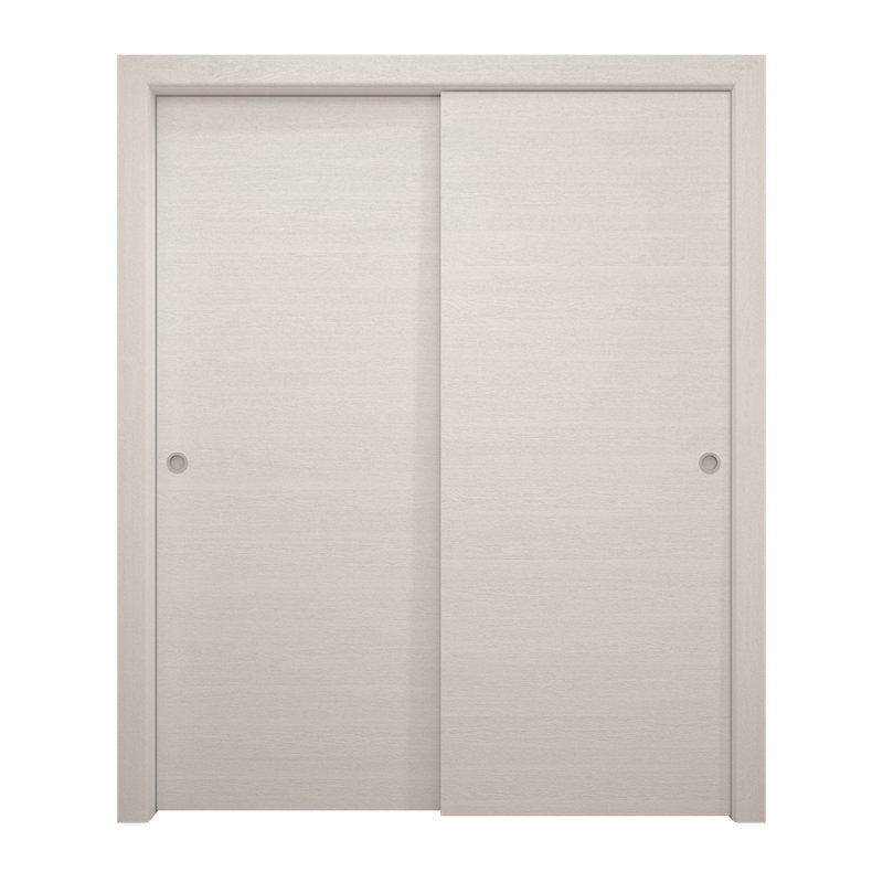 Portes coulissantes pour garde-robe coulissantes | Ego 5000 | Ensemble de quincaillerie Rails | Portes de garde-robe de chambre en bois massif