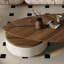 Table basse en noyer massif