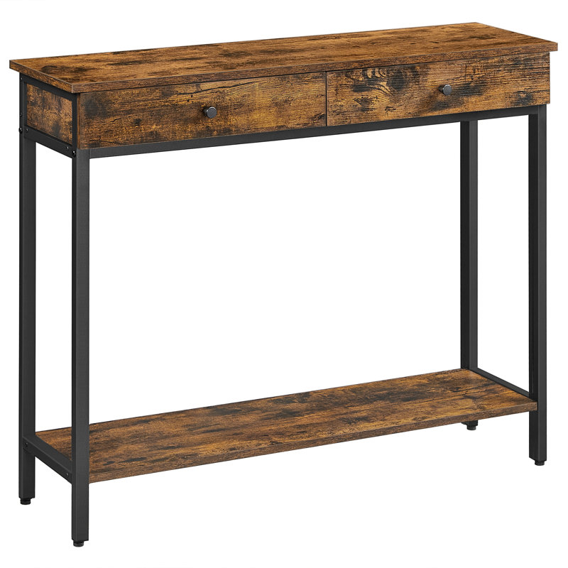 Ahmyla 100cm Solid Wood Console Table