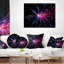 Coussin lombaire abstrait