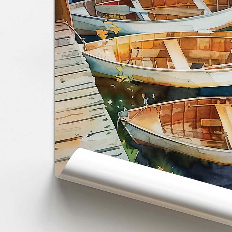 «Docked and Dreaming II», impression roulée, H 10 po x l 8 po