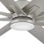 Ventilateur de plafond 66 pouces à DEL à 8 pales avec télécommande et éclairage inclus-84037672