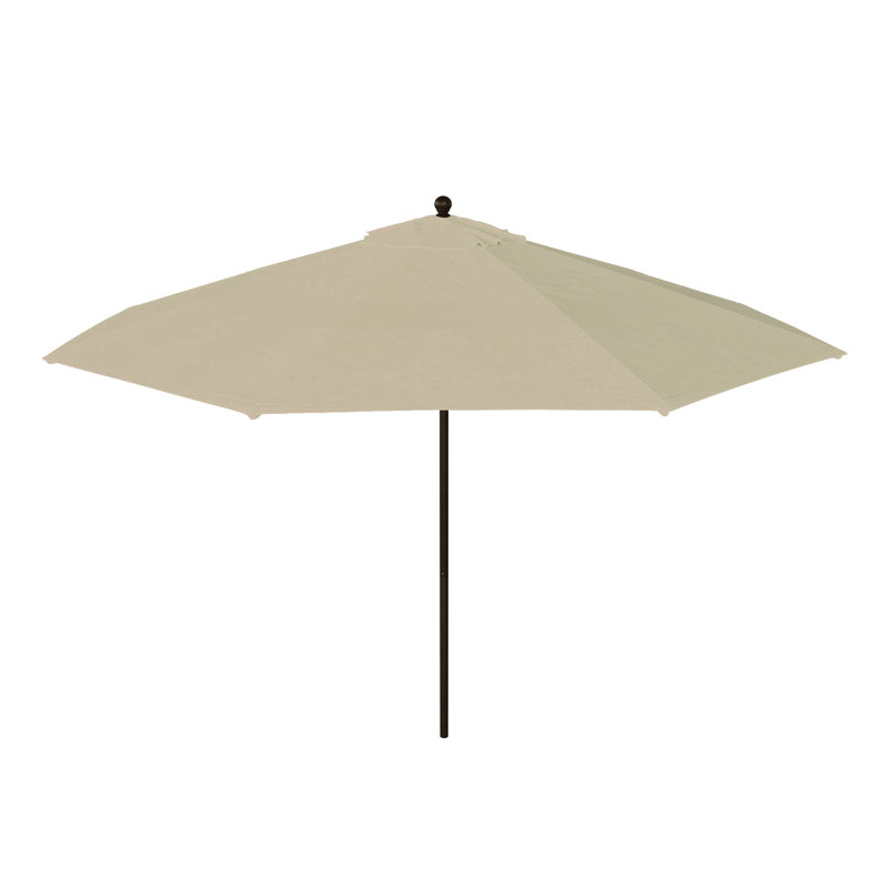 Parasol de patio blanc mat 11 pi., Beige