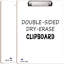 Presse-papiers blanc effaçable Scribbledo