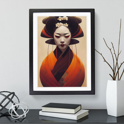 Modern Geisha No.3 - Framed Print