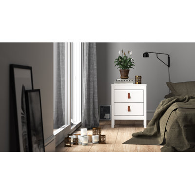Besiana 43.6cm W Bedside Table