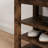 Shoe-Changing Bench With Seat And Open Shelves