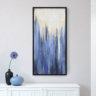 Peinture sur toile, cadre flottant