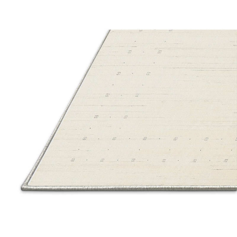 Surface beige contemporaine tapis, Rectangle 5 pi x 7 pi