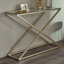 Hematite 100 Cm Console Table-2124216472-2127278692