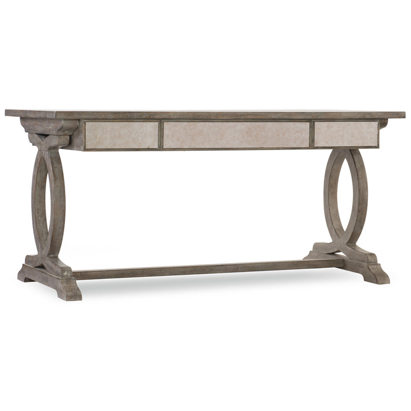 Rustic Glam Solid Wood Writing Desk