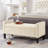 Hasaun Velvet Upholstered Storage Bench-1134219894