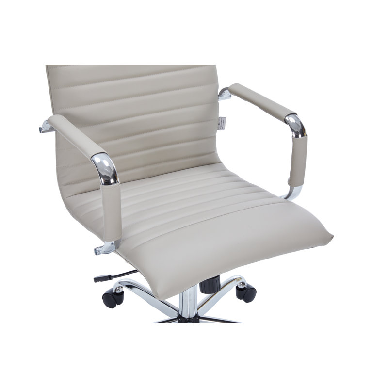 Fauteuil de conférence ergonomique Sorrells, Brun clair