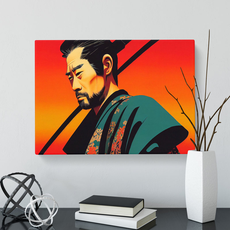 Modern Samurai - Wrapped Canvas, 35cm H x 50cm W x 3cm D