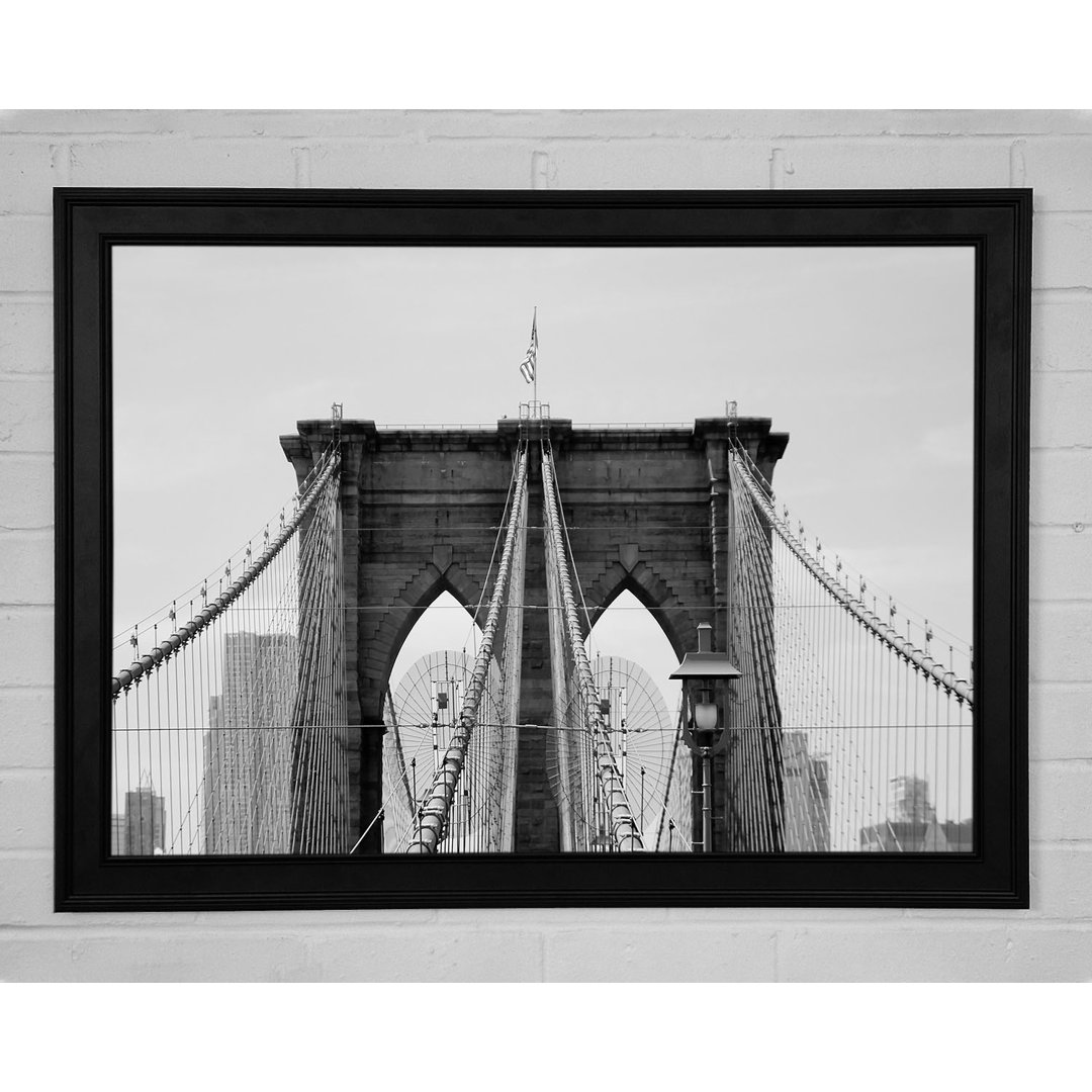 Aufbau der Brooklyn Bridge 2