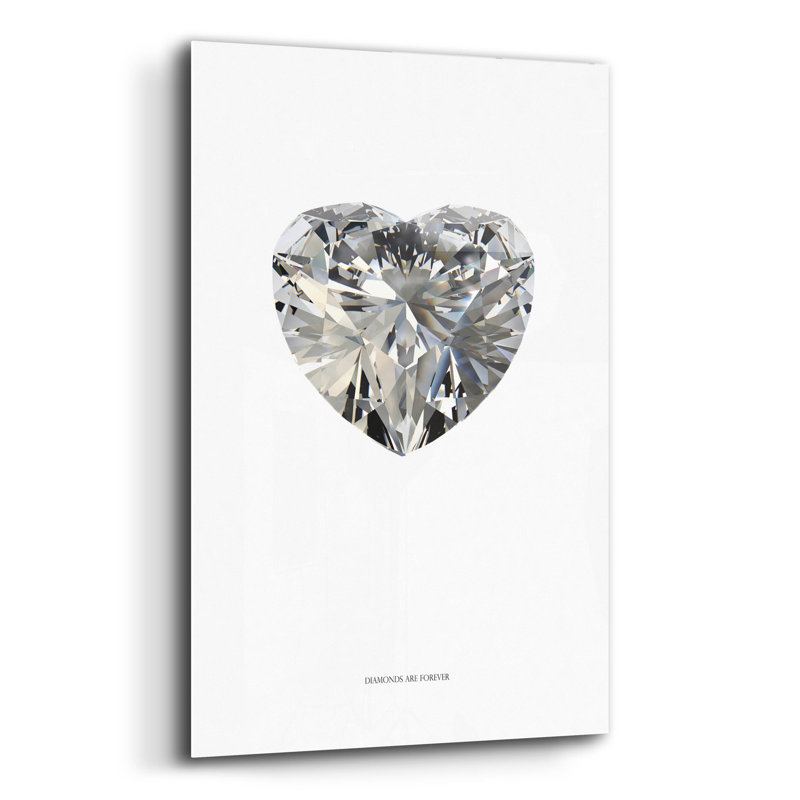 «Diamonds Are Forever I» par TypeLike, H 16 po x l 12 po x P 0,13 po