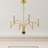 Lochlain 6 - Light Steel Dimmable Chandelier-559972949