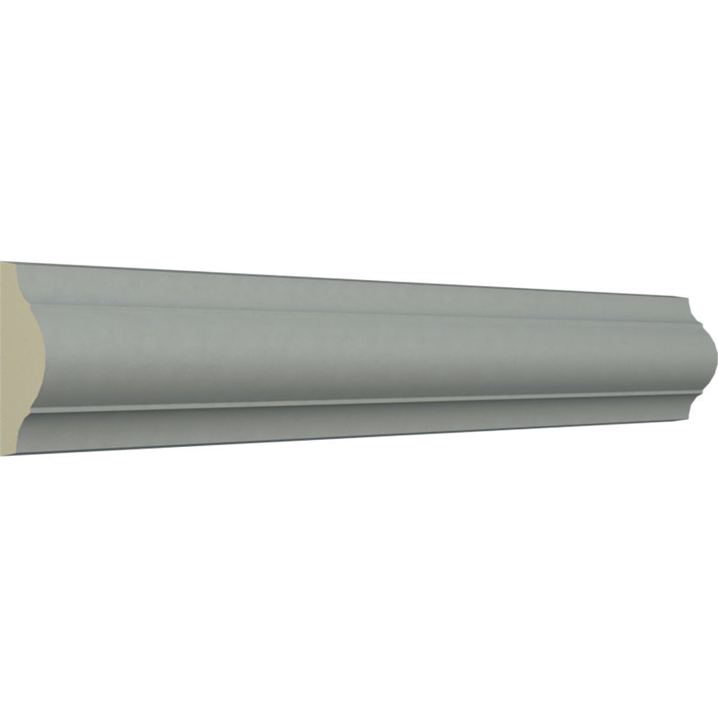 Ashford Smooth Gray Urethane Panel Moulding 12"