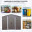8Ft X 4Ft Outdoor Metal Storage Shed-123283126-123283130