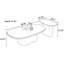 Ensemble de tables basses en bois de style moderne