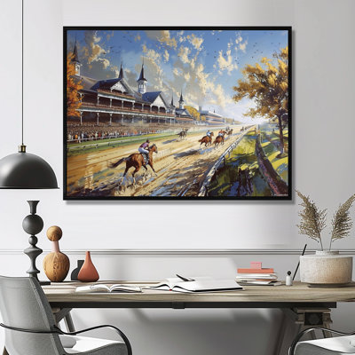 Margrie - Art mural de course de chevaux