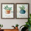 Sauge en pot - ensemble de 2 peintures sur toile encadrées-1860003677-1860003673