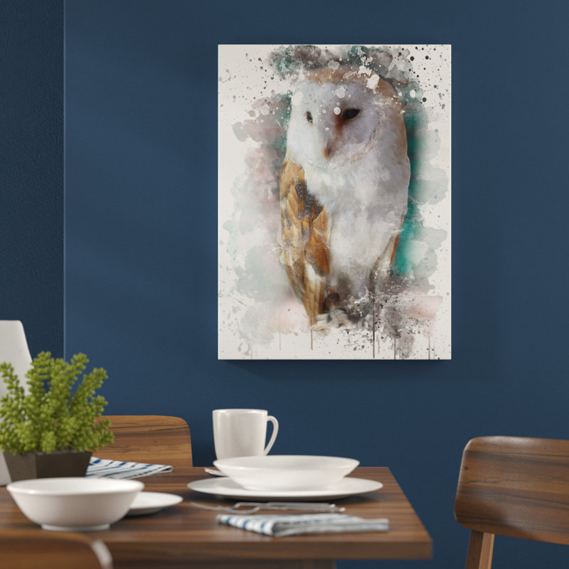 Barn Owl - Frameless Print, 42cm H x 29.7cm W