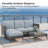 Ainhoa Outdoor 4-Seat L-Shaped Sofa