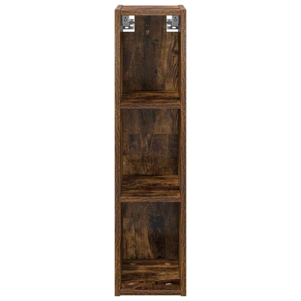 Vidaxl Hanging Cabinet With Storage Riga Grey Sonoma 20 X 29.5 X 80 Cm