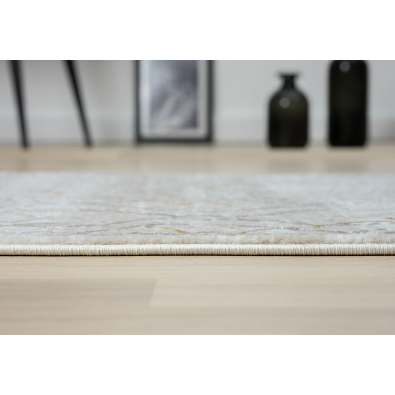 Noemi cream Rug, Rectangle 80 x 150cm