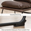 Chaises contemporaines rembourrées, ensemble de 2-2116027440