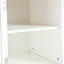 Console de bar avec armoire à 2 portes et 1 tiroir, café, porte-bouteilles, table d'entrée avec tablette de rangement, tables de canapé Buffet pour cuisine, couloir, salle à manger, salon, blanc