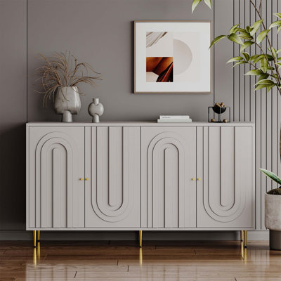 60" Console Table Entryway Sideboard for Hallway Living Room