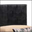 Élégant lit simple noir pour toute chambre à coucher