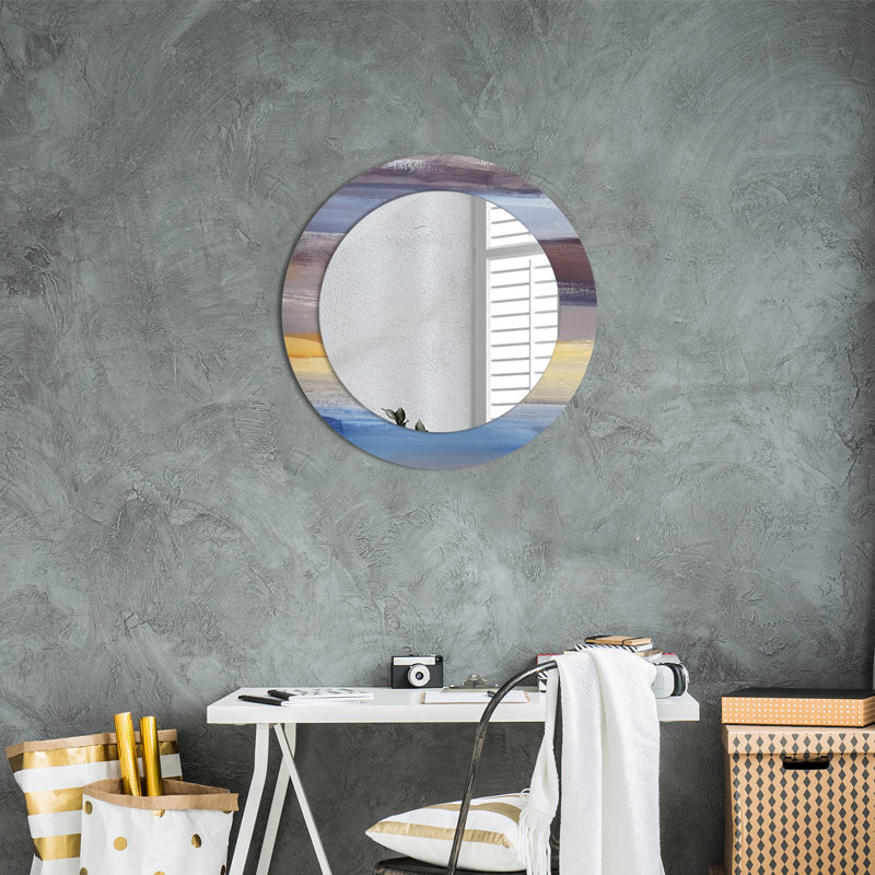 Huldar Glass Flat Wall Mirror