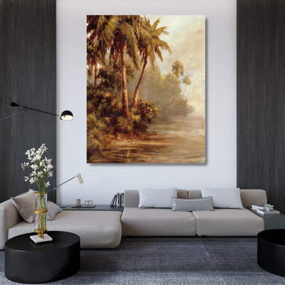 Bayou Breeze Malarz Gallery Wrapped Canvas Art Titled: Hidden Bank