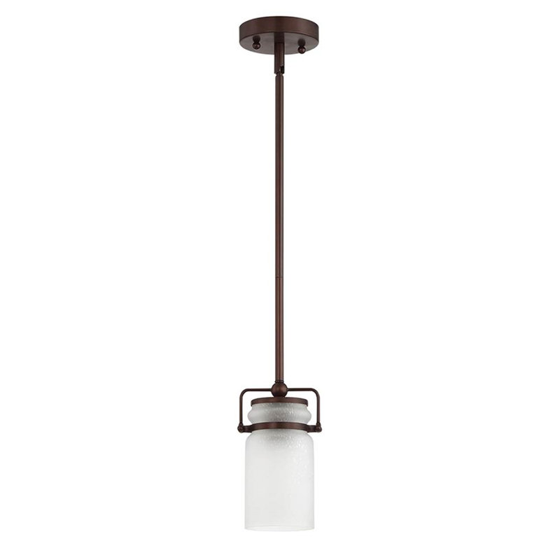 Luminaire suspendu cylindrique 1 lumière