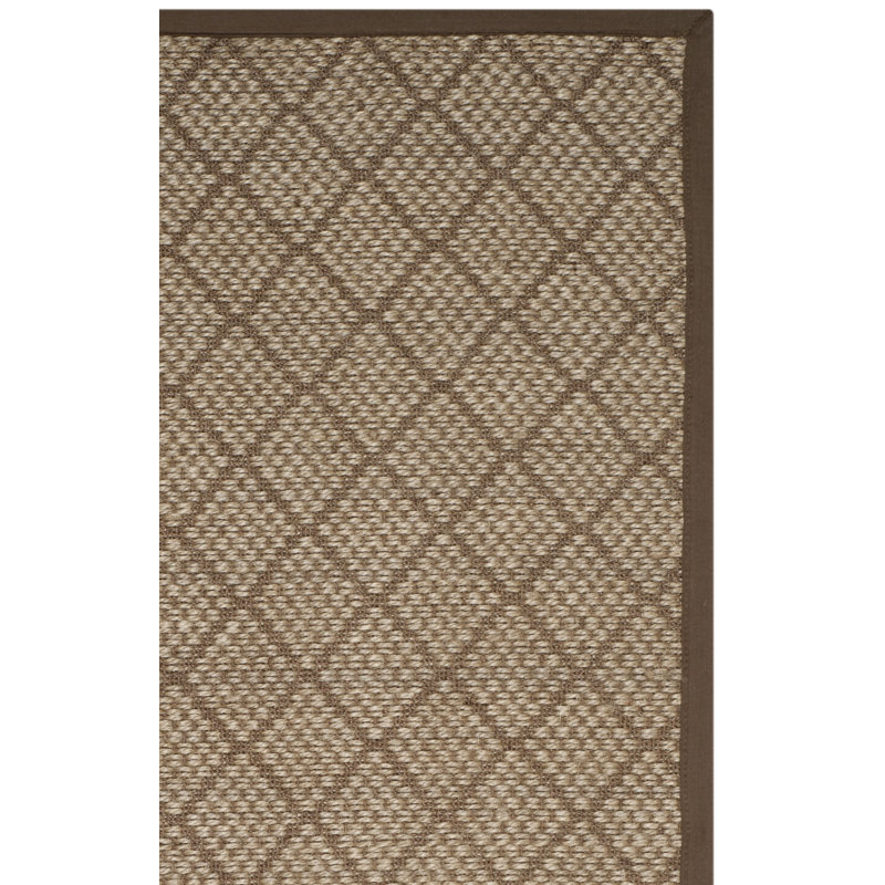 Tapis naturel à motif géométrique Aerionna, Rectangle 6 pi x 9 pi