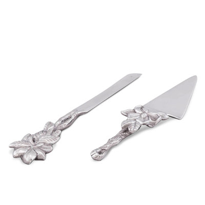 Magnolia Stainless Steel Cake Serving Set