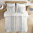 Cotton Printed Comforter Set With Chenille-124032534-124032537