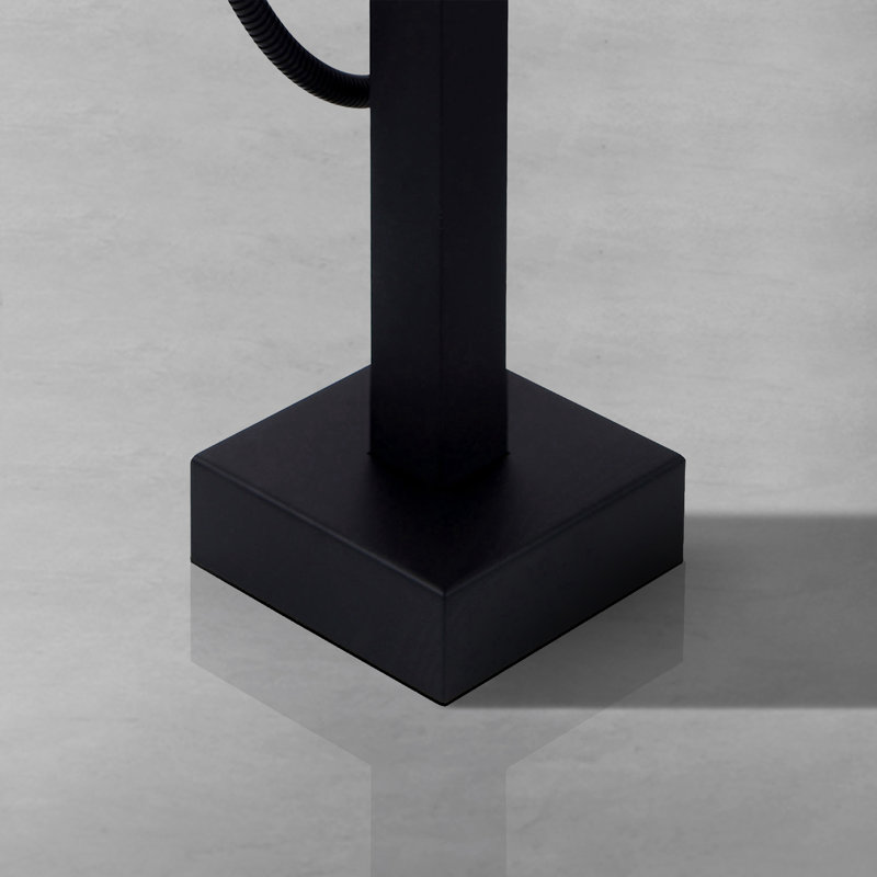Single Handle Freestanding Tub Faucet With Handheld Shower In, Matte Black